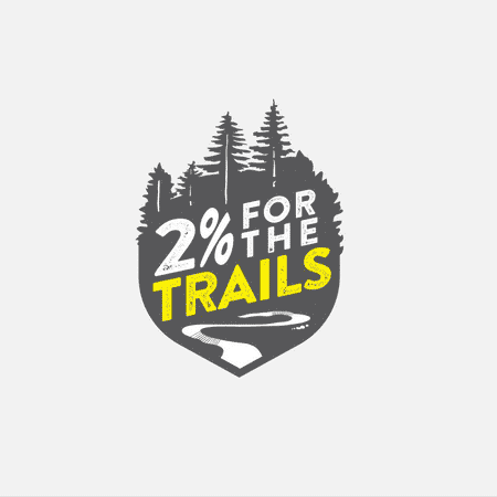 2% For the Trails Logo