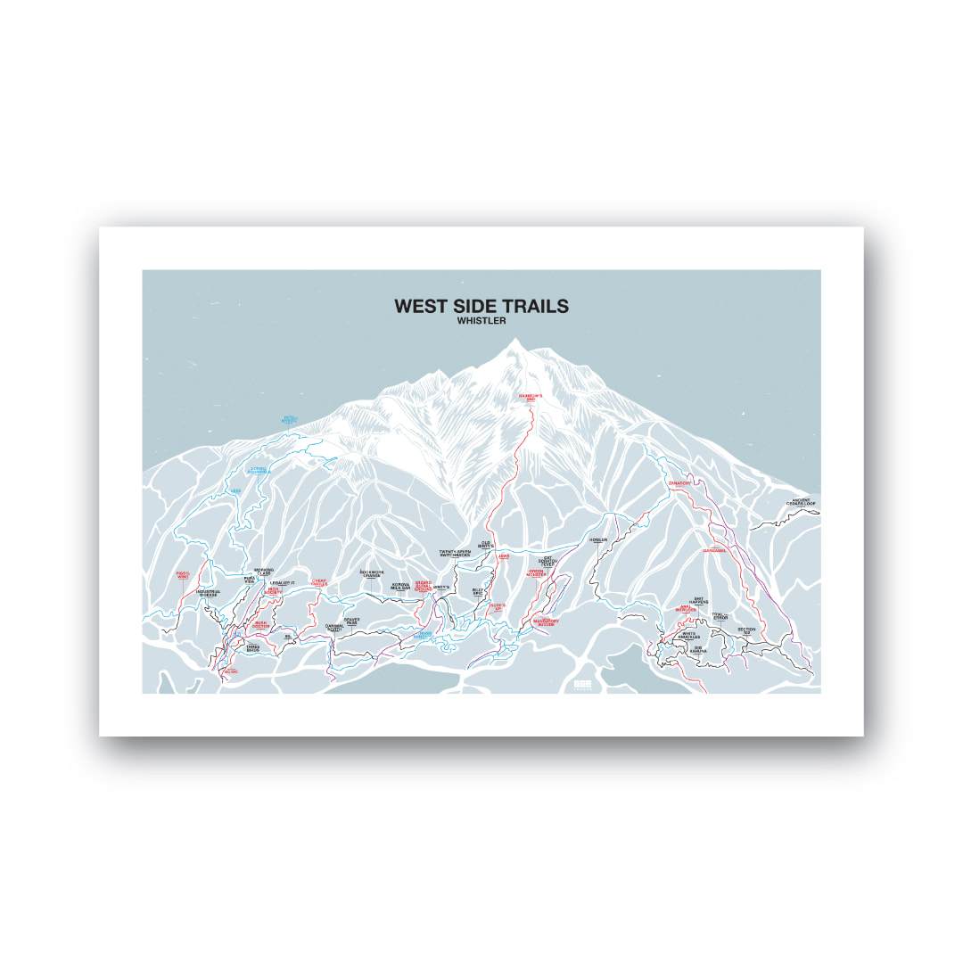 Whistler - West Side Map